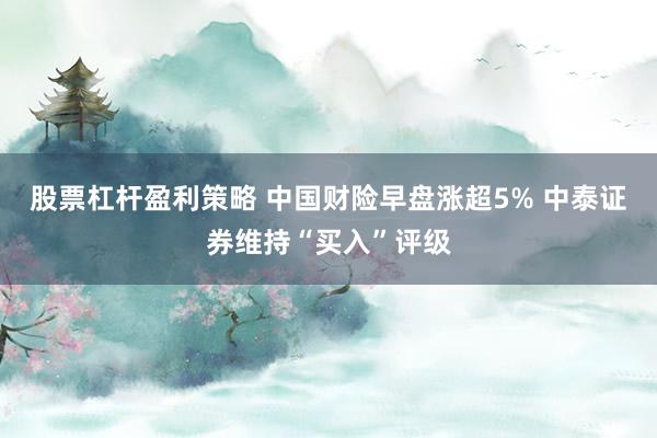 股票杠杆盈利策略 中国财险早盘涨超5% 中泰证券维持“买入”评级