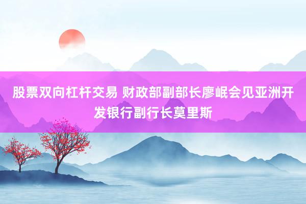 股票双向杠杆交易 财政部副部长廖岷会见亚洲开发银行副行长莫里斯